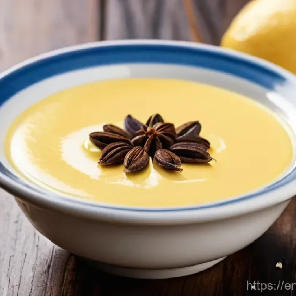 커스터드 크림빵 제조법 - **Prompt 1: "Silky Vanilla Custard in the Making"**
    A close-up, high-angle shot of a creamy, gol...