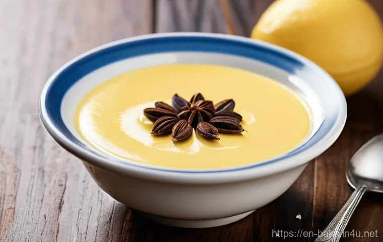 커스터드 크림빵 제조법 - **Prompt 1: "Silky Vanilla Custard in the Making"**
A close-up, high-angle shot of a creamy, gol...